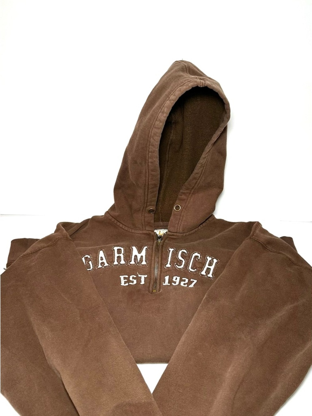 Vintage quarter zip hoodie